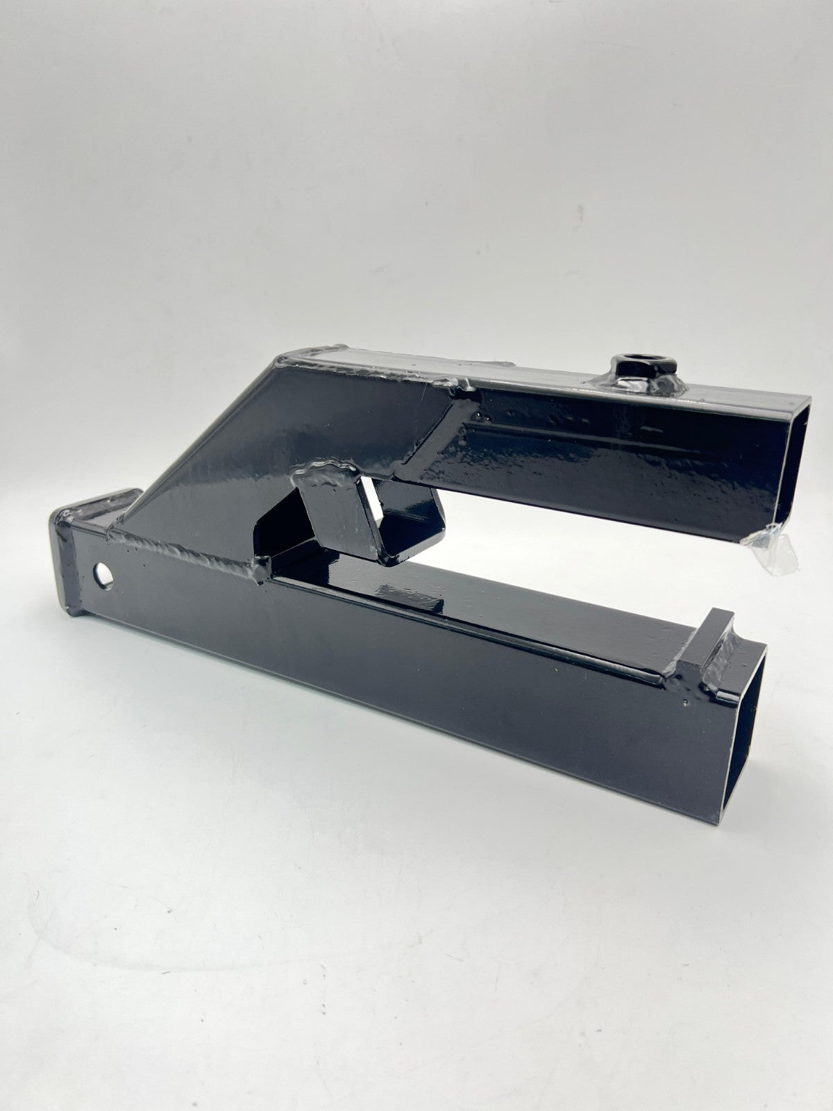Clamp On Trailer Hitch Receiver 2" Ball Mount Adapter for Forklift Bucket, Tract