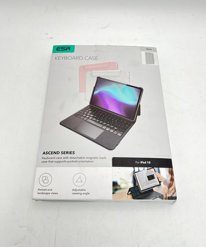 ESR Ascend Keyboard Case for iPad Air 11" (M3/M2, 2025/2024) & iPad Pro 11 White