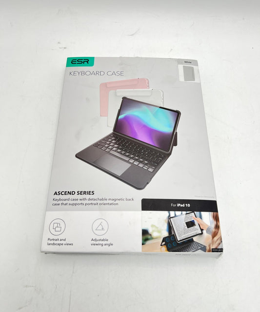 ESR Ascend Keyboard Case for iPad Air 11" (M3/M2, 2025/2024) & iPad Pro 11 White