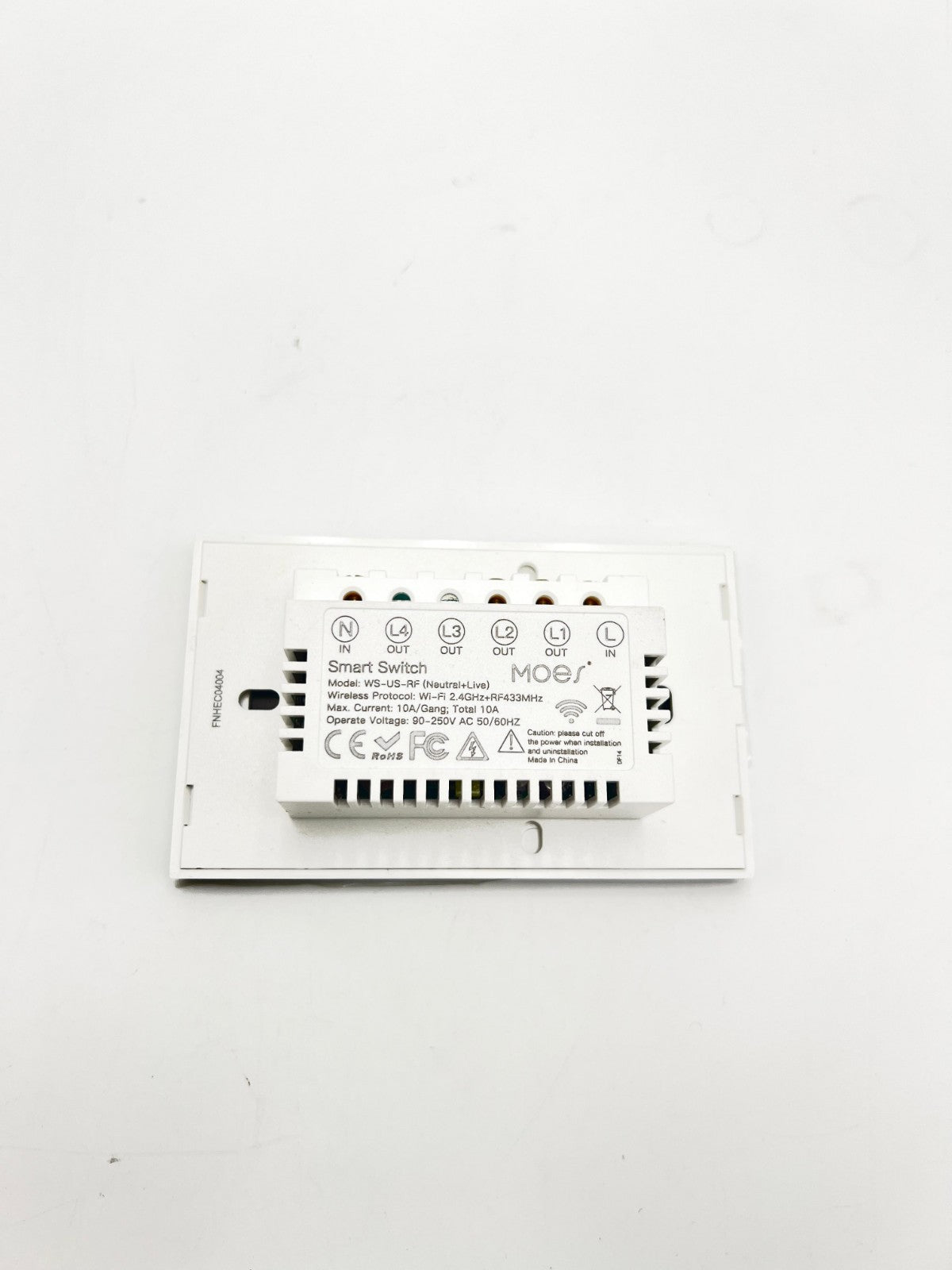 SMART SWITCH WS-US-RF(NEUTRAL + LIVE)