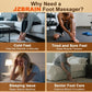 JZBRAIN Shiatsu Foot Massager Machine with Heat : Deep Kneading Foot Massager