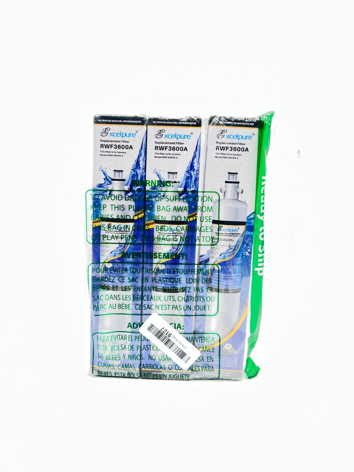 EXCELPURE RWF3600A Replacement for GE RPWF (Not RPWFE), RWF1063, RWF3600A, WSG-4