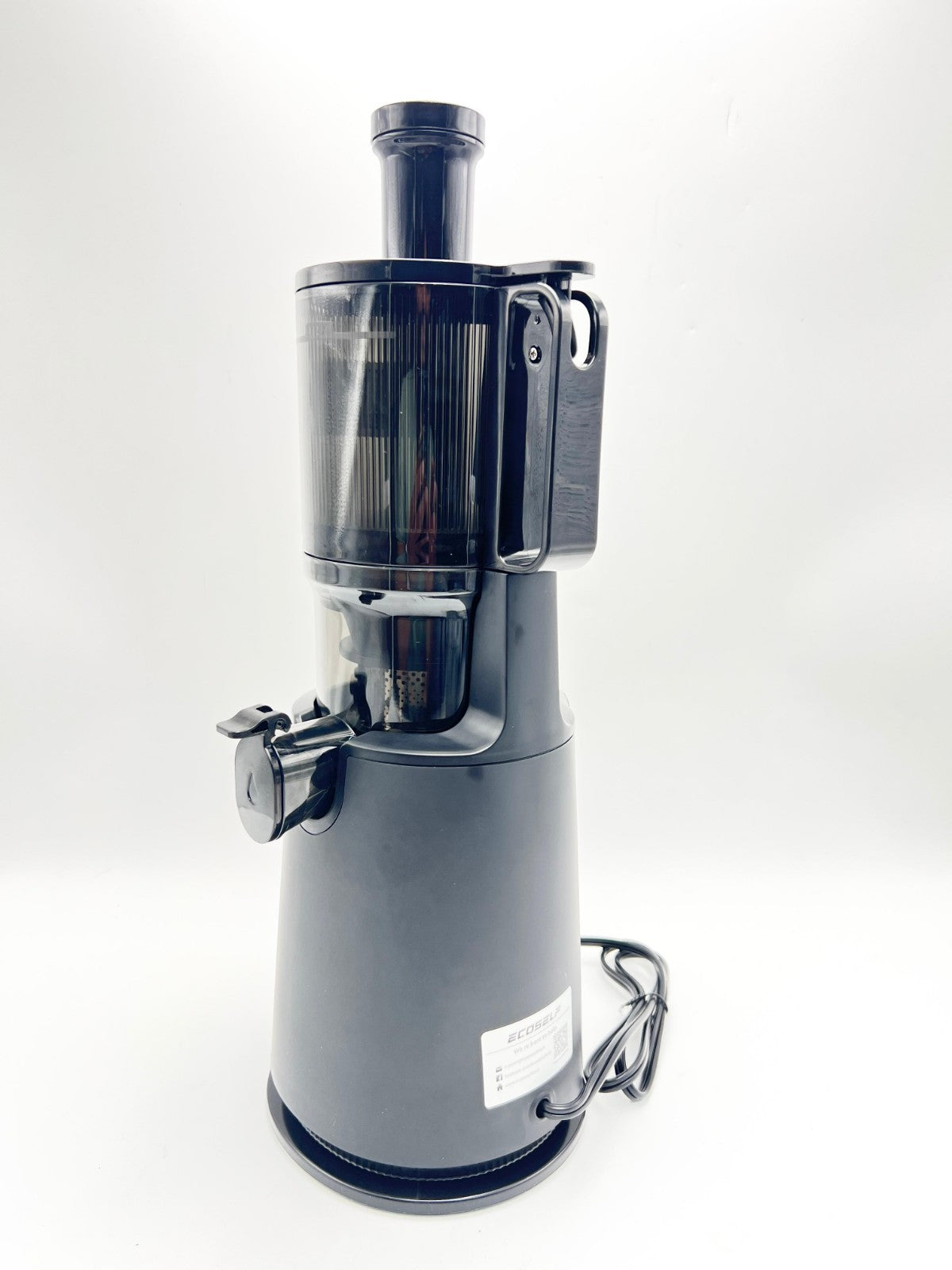 Ecoself 200 Watts Cold Press Big Mouth Slow Juicer Model SJ050-C - Black