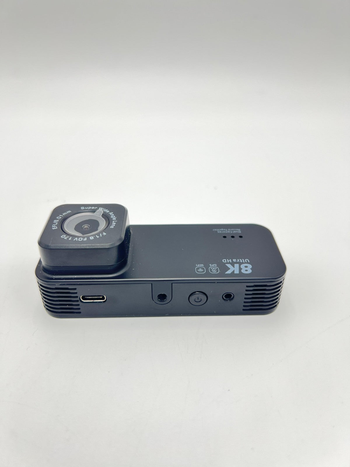 8K ULTRA HD DASH CAM DUAL CAMERAS 3.16 "IPS SCREEN 170 WIDE ANGLE LENS WITH LOOP