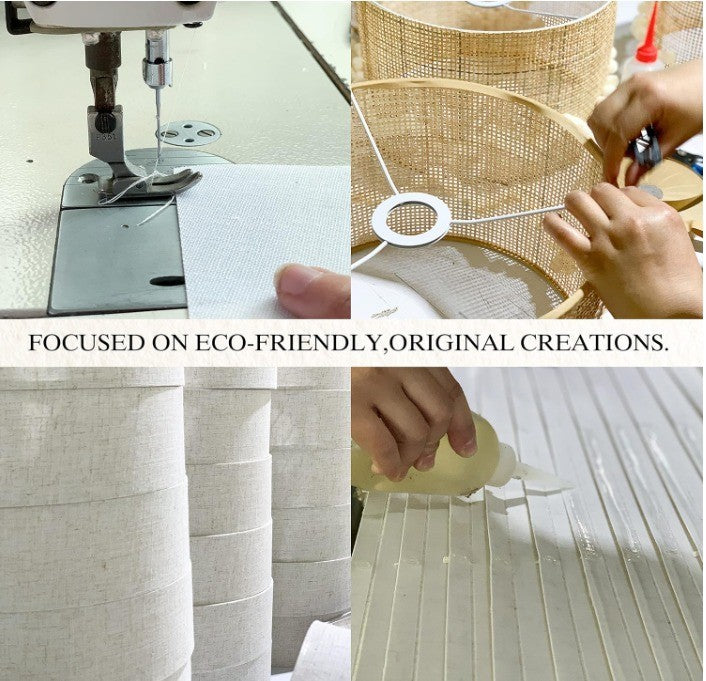 Set of 2 Drum Lampshades for Table, Floor & Bedside Lamps - 13 * 13 * 10 inch...