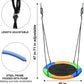 40 Inch Saucer Tree Swing, Large Rope Swing with Children Swing  -Open-Box
