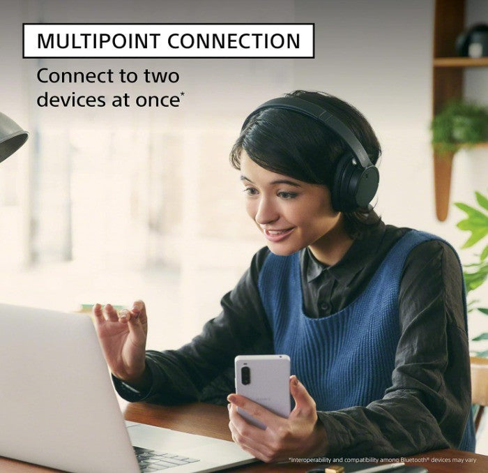 Sony WH-CH720N Wireless Over-Ear Headphones - Blue