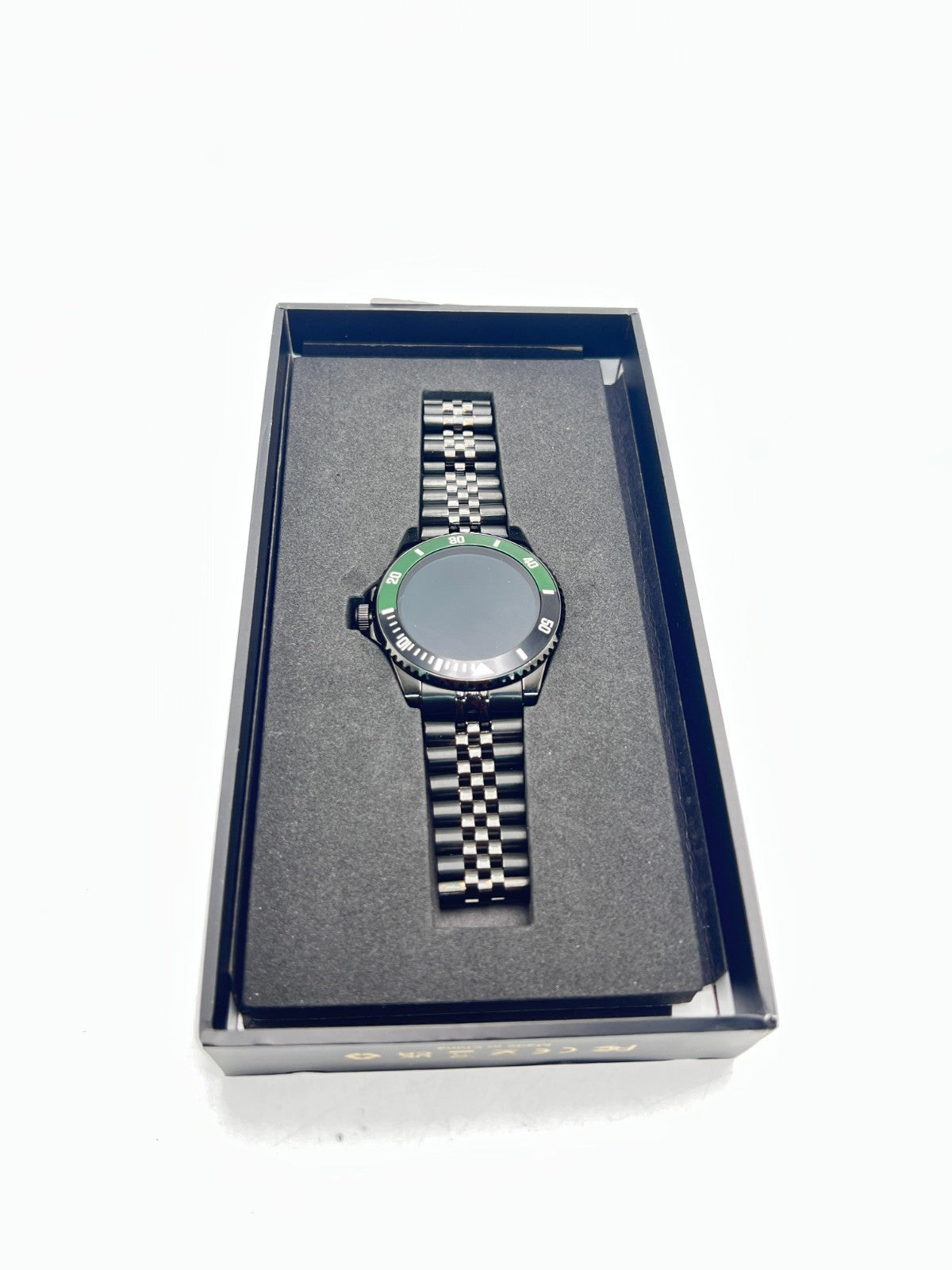 SOUYIE H66 - 1.19" Heart Rate/Blood Pressure Smart Watch, Black Green