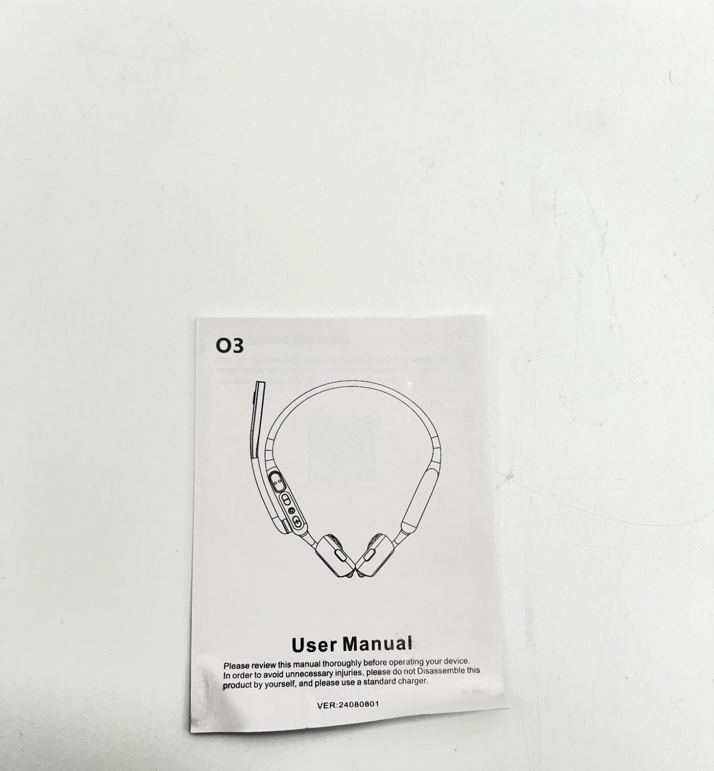 O3 CXK N10 WIRELESS AI NOISE CANCELLING(ENC) OPEN EAR BLUETOOTH HEADSET