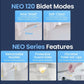 Luxe Bidet Neo 120 Self Cleaning Nozzle Fresh Water Non Electric Bidet WHITE