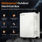 QILIPSU Waterproof Junction Box Outdoor Electrical Enclosure 11.2"x7.7"x5.1"