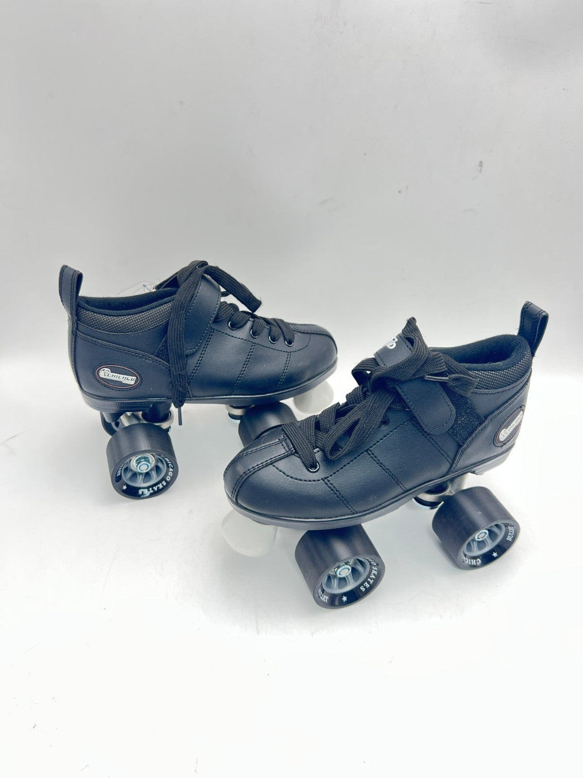 Chicago Skates Bullet Speed Quad Roller Skates, MENS, BLACK , SIZE 4