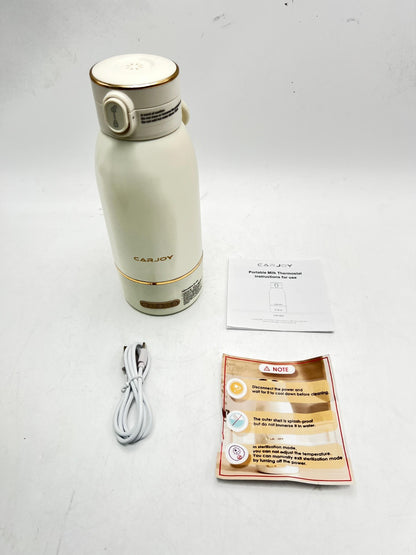 Cordless Portable Bottle Warmer, 17oz Big Capacity Travel Warmer for Breastmilk