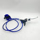 Rear Hydraulic Disc Brake Caliper Hand Brake Master Cylinder Caliper with Blue