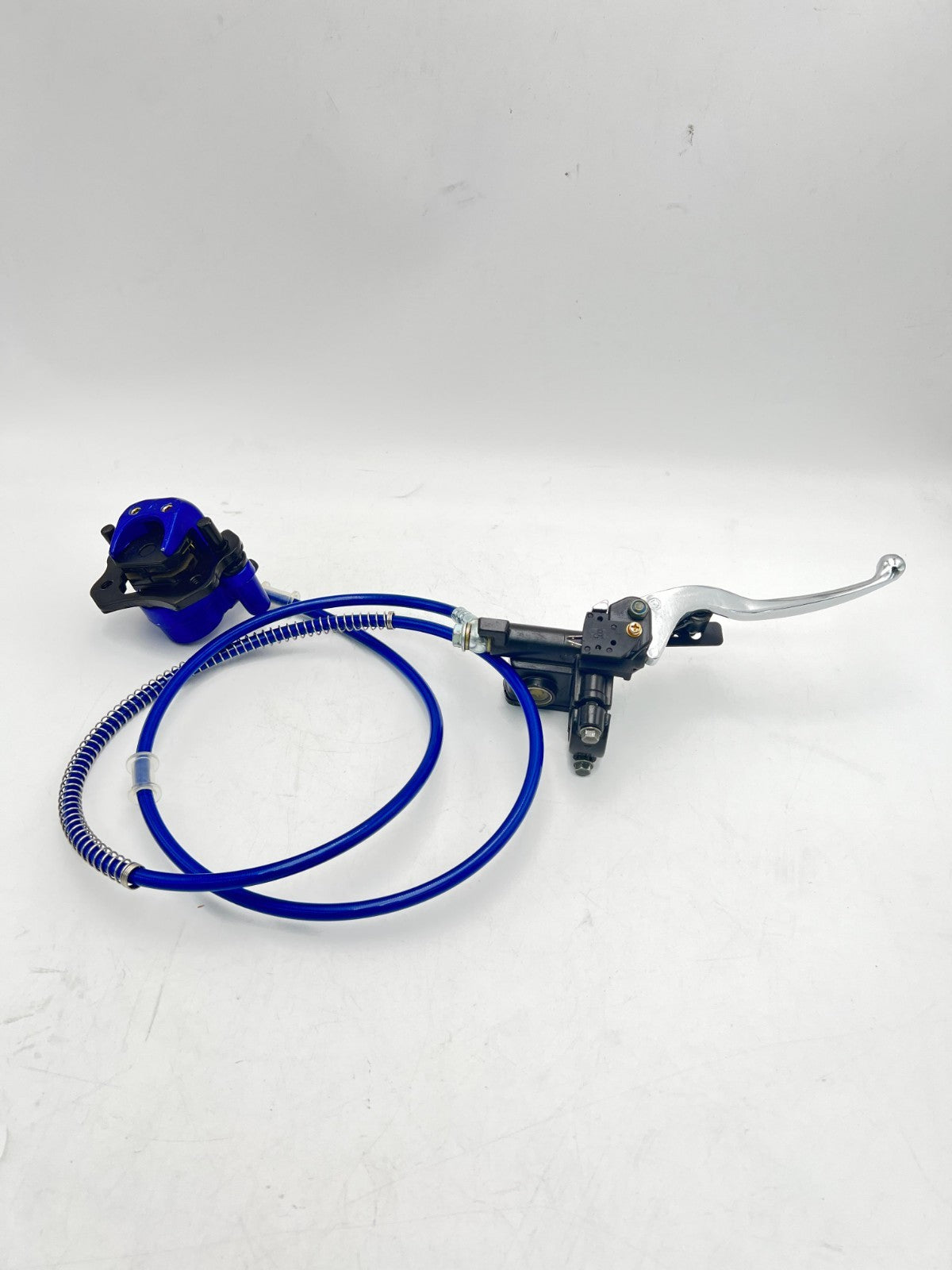 Rear Hydraulic Disc Brake Caliper Hand Brake Master Cylinder Caliper with Blue