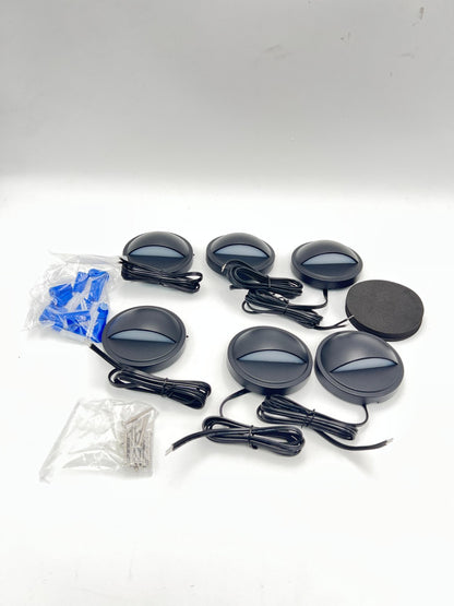 WOMIING YOUWOLED LED Low Voltage Deck Lights Outdoor Waterproof,6-Pack 3CCT Deck