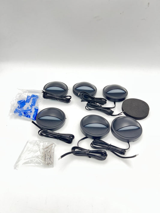 WOMIING YOUWOLED LED Low Voltage Deck Lights Outdoor Waterproof,6-Pack 3CCT Deck