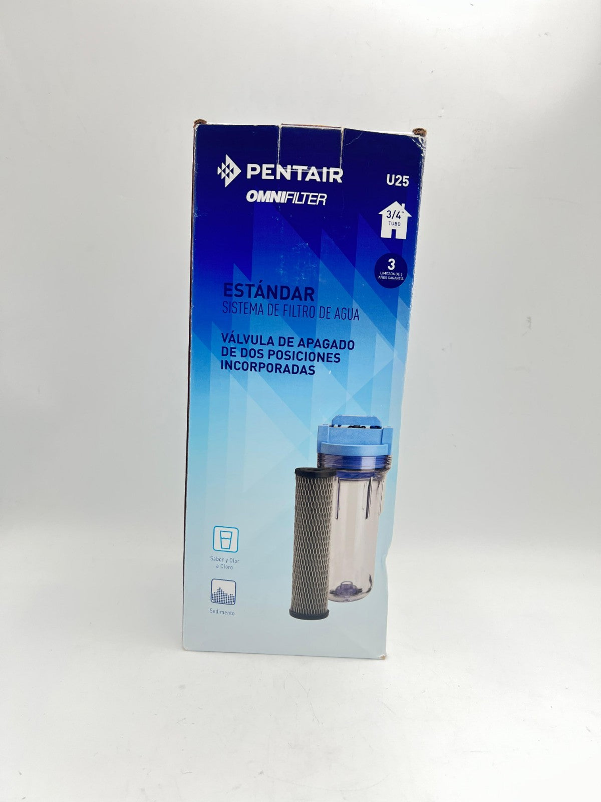 Pentair OMNIFilter U25 Filter System, 10" Standard Whole House Water Filtration