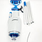 Rechargeable Handheld Hot Tub Spa Pool Vacuum, IPX8, Aluminum Pole and 2 Brus...