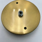 Modern LED Brass Ceiling Light Fixture Dimmable 3000K-5500K Semi-Flush Mount
