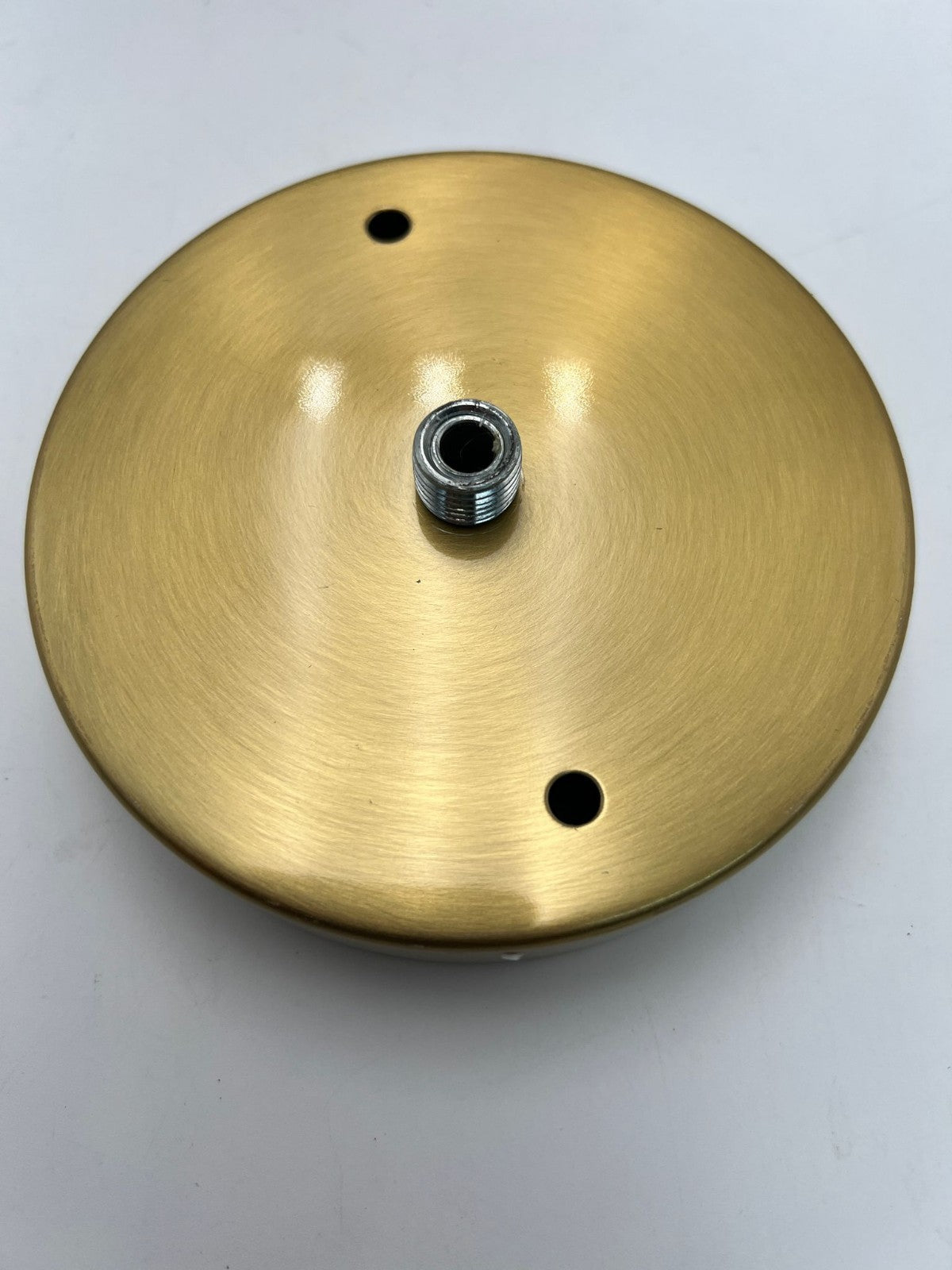 Modern LED Brass Ceiling Light Fixture Dimmable 3000K-5500K Semi-Flush Mount