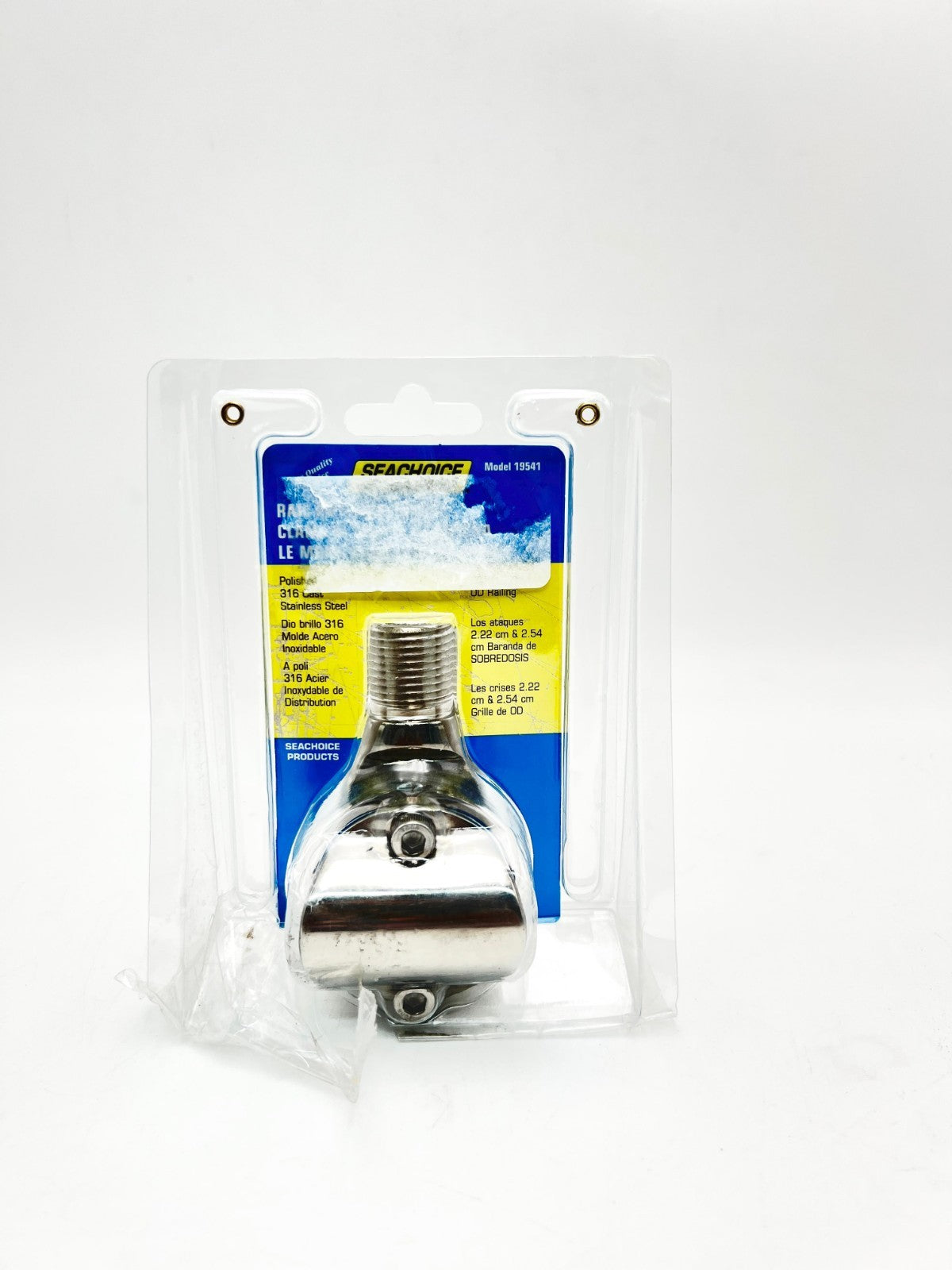 Seachoice Antenna Rail Ratchet Mount With Heavy-Duty Handle, 316 Stainless Steel