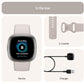 Fitbit Sense 2 Activity Tracker - Lunar White/Platinum Aluminum