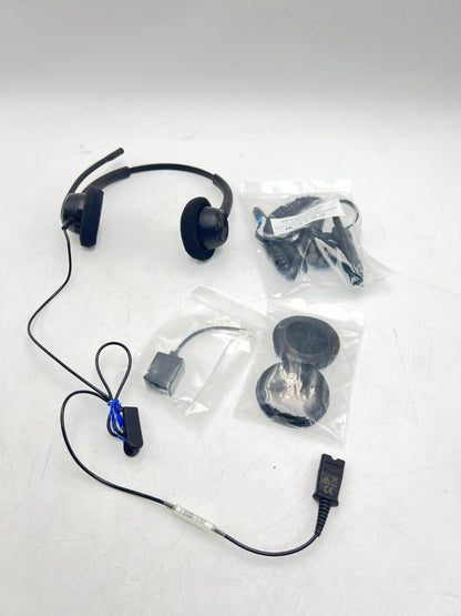 Phone Headset with Noise Cancelling Mic, Corded RJ9 Telephone Headset Compatible