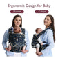 Momcozy Baby Carrier - Ergonomic, Cozy and Lightweight Carrier for 7-44lbs,