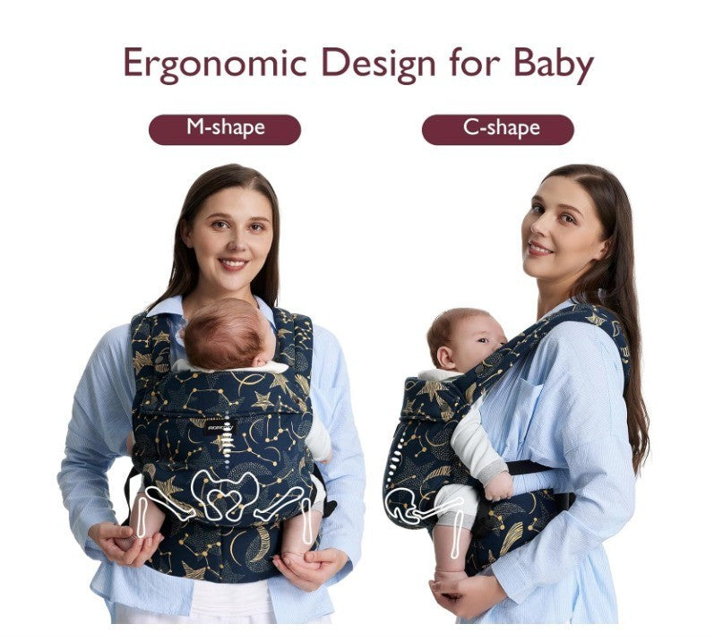 Momcozy Baby Carrier - Ergonomic, Cozy and Lightweight Carrier for 7-44lbs,