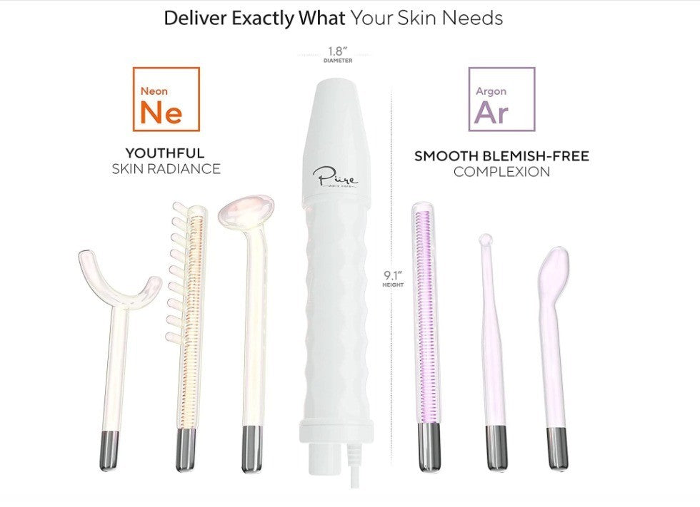 NuDerma Professional Skin Therapy Wand - Portable Skin Therapy