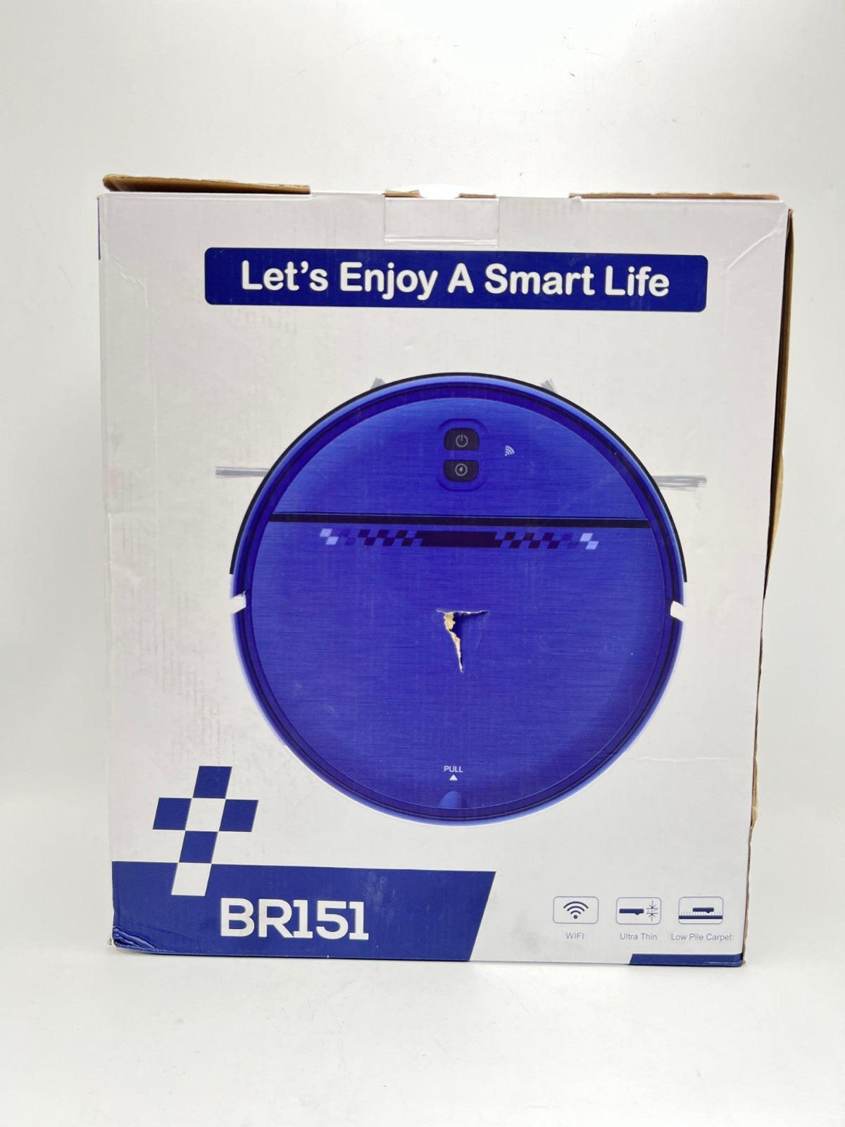 GTTVO BR151 Robotic Vacuum Cleaner - Blue