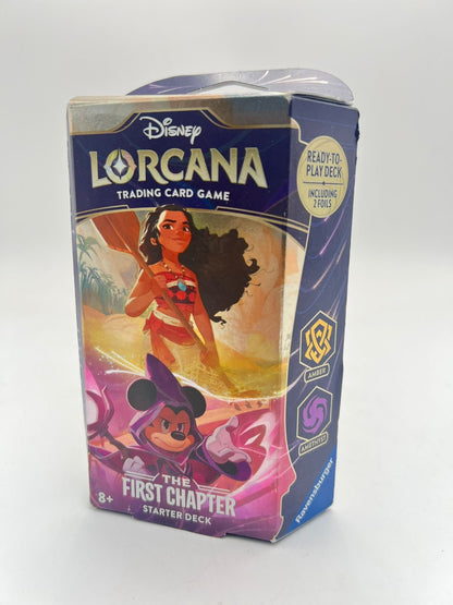 Disney Lorcana TCG The First Chapter Starter Deck Amber & Amethyst