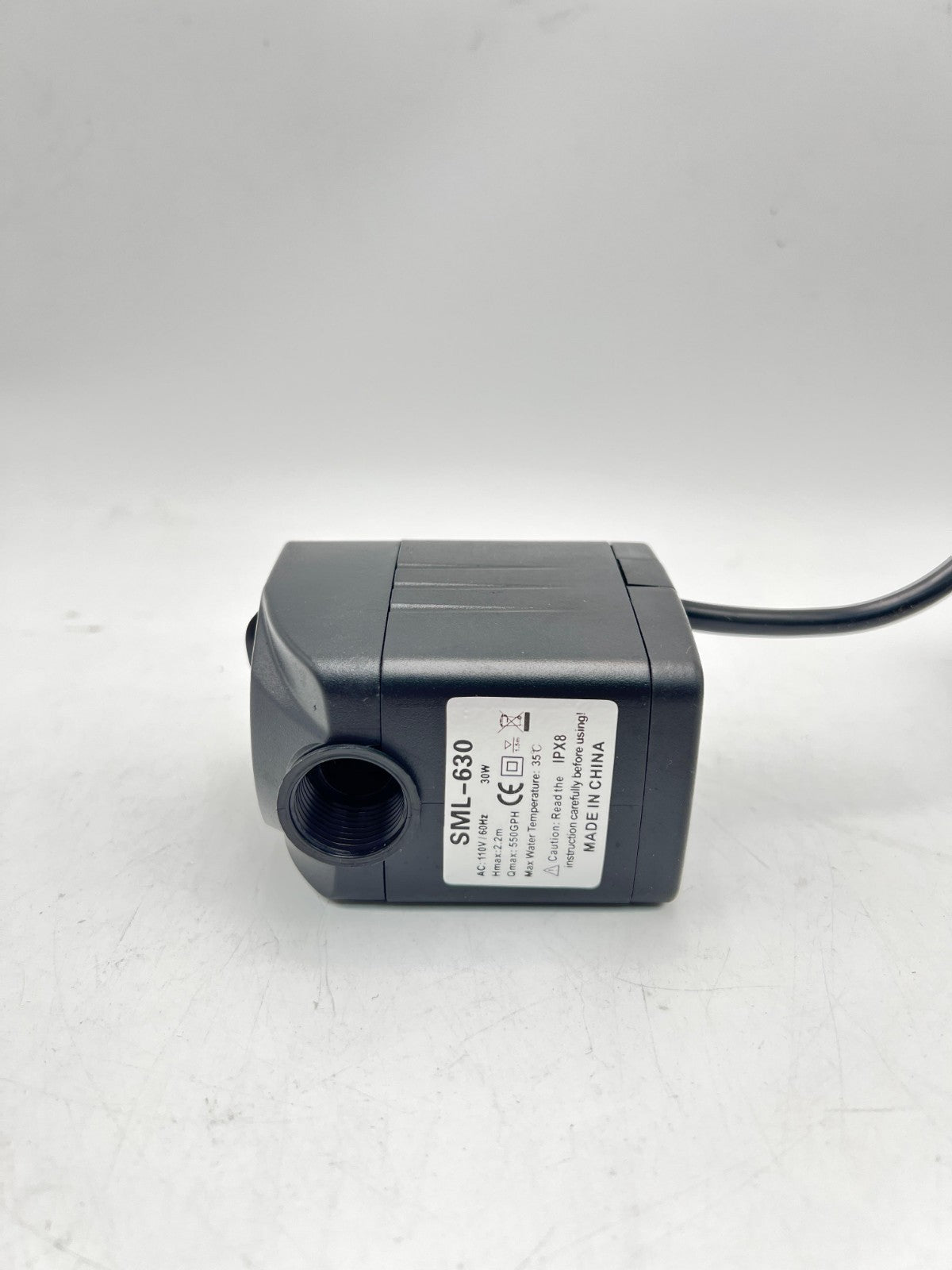 GROWNEER 550GPH Submersible Pump 30W Fountain Water Pump, 2000L/H, with 7.2Ft Hi