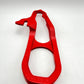 JDMSPEED New Heavy Daty Front Car Tow Hooks Left & Right with Hardware Red Repl