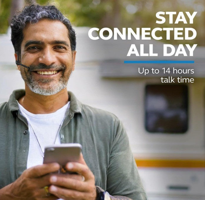 BlueParrott M300-XT SE Mono Bluetooth Wireless Headphones 80% Noise Canceling