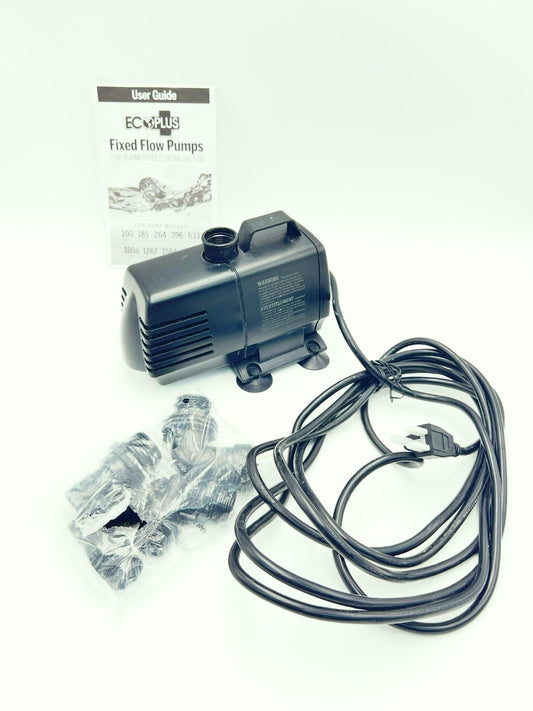 EcoPlus Eco 1056 Water Pump Fixed Flow Submersible Or Inline For Aquariums