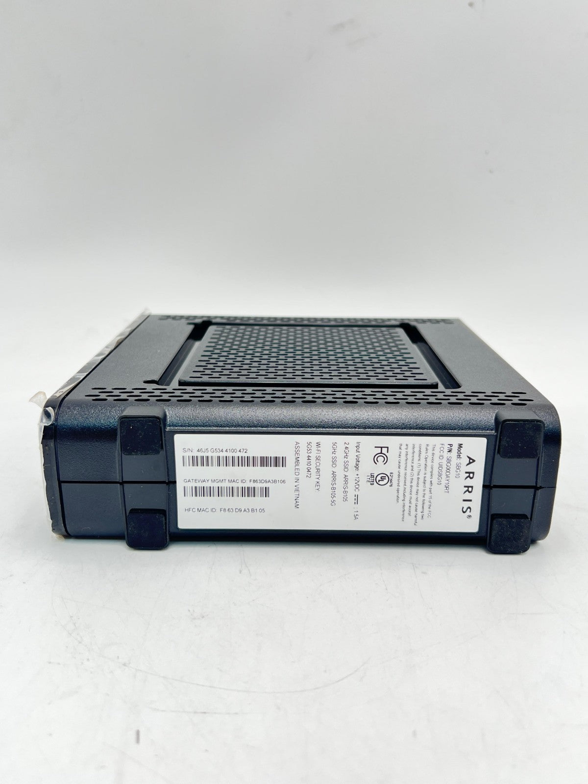 ARRIS (SBG10)-Cable Modem Router Combo Fast DOCSIS 3.0 16 x 4 Gigabit & AC1600