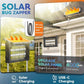 Solar Bug Zapper Outdoor Mosquito Zapper 4500V Waterproof Rechargeable Fly Zappe
