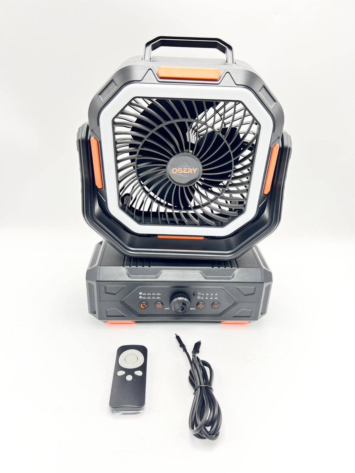 OGERY 2025 Upgraded Camping Fan, Portable Rechargeable Fan with 20000mAh Battery