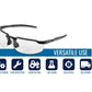 Bullhead Safety Eyewear Swordfish Glasses - Anti-Fog, Lightweight, Impact/Scratc