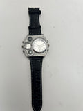 Avaner Mens Big Face Dual Time Zone Leather Strap Sport Watch