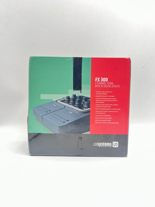 LD Systems FX 300 2-Channel Pedal with 16 Digital Effects