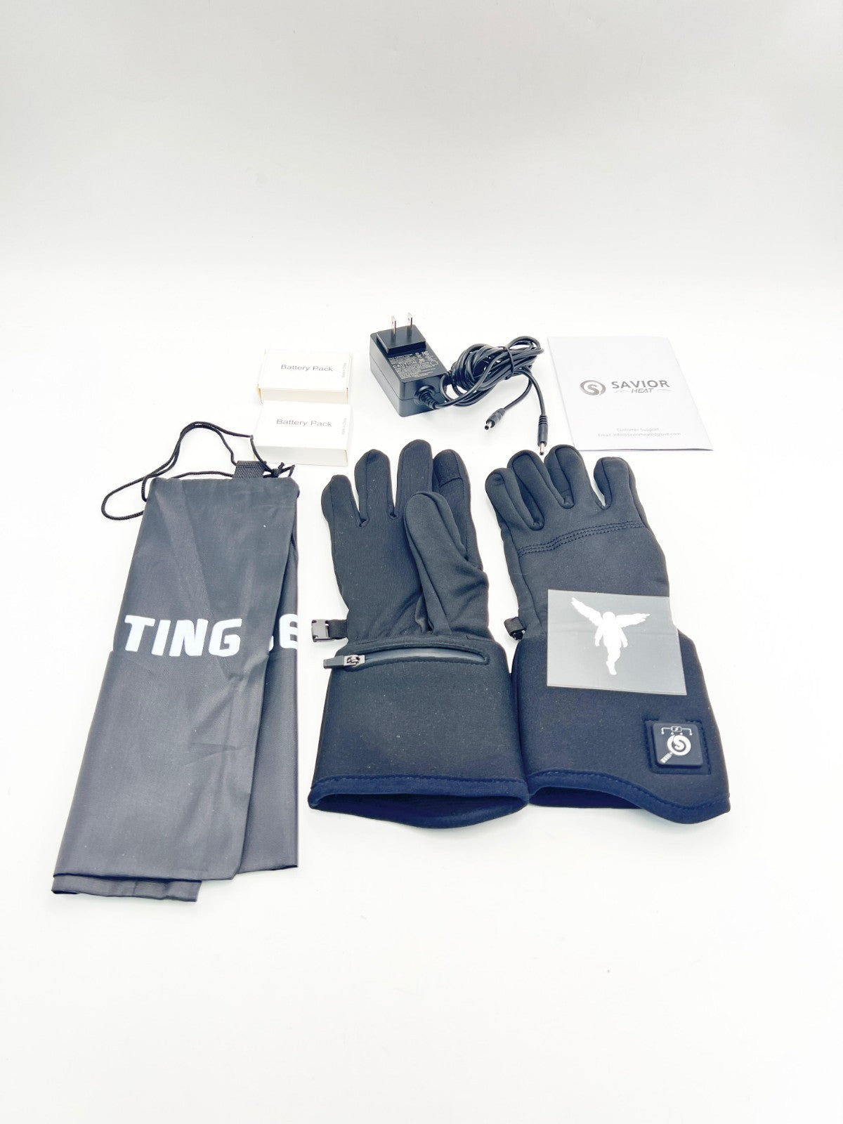SAVIOR HEAT Heated Glove Liners for Men Women, Rechargeable Battery ( SIZE - S)