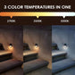 WOMIING YOUWOLED LED Low Voltage Deck Lights Outdoor Waterproof,6-Pack 3CCT Deck