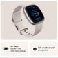 Fitbit Sense 2 Activity Tracker - Lunar White/Platinum Aluminum
