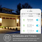 Kasa Outdoor Smart Dimmer Plug, IP64 Plug- in Dimmer for Outdoor String Lights