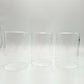 Modern Bathroom Light Fixtures 3 Light Vanity Lights Black Wall Lamp with Clear