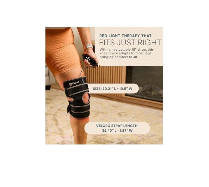 LifePro Red Light Therapy Knee Brace Portable Infrared Device for Pain Relief..