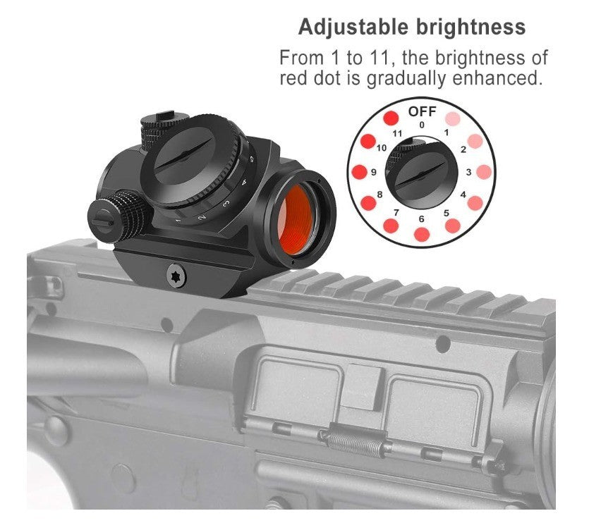Feyachi RDS-22 2 MOA Red Dot Sight Compact Red Dot Scope